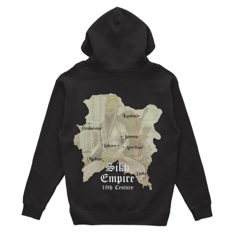 MAHARAJA RANJIT SINGH 19TH CENTURY SIKH EMPIRE HOODIE